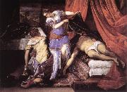 TINTORETTO, Jacopo Judith and Holofernes ar oil painting artist
